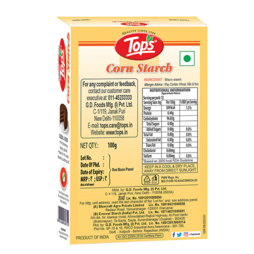 Tops Corn Flour Starch